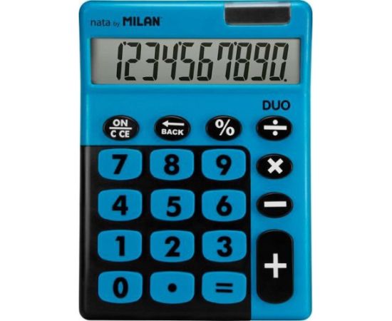 Kalkulator 10 poz. Touch Duo niebieski MILAN Jaunumi - Birojam