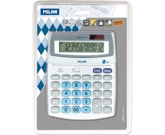 Kalkulator biurowy metaliczny MILAN Jaunumi - Birojam