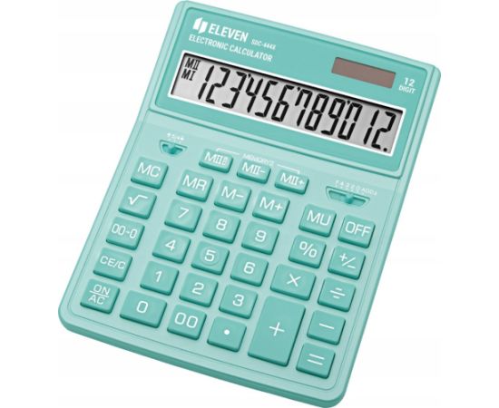 Kalkulator Eleven Eleven Kalkulator SDC-444XRGNE zielony 12-cyfrowy wyświetlacz Jaunumi - Birojam