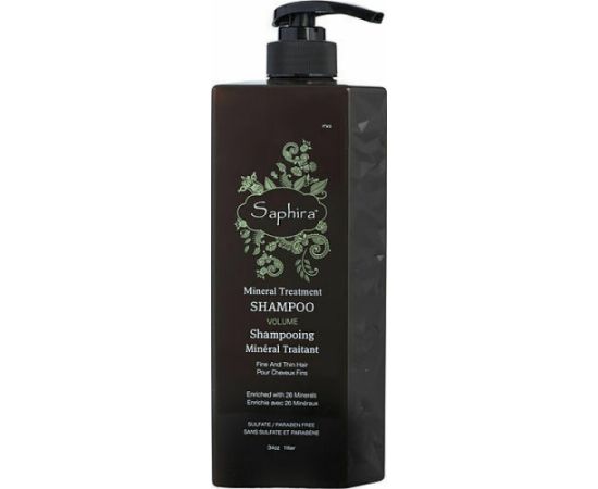 Saphira, Mineral Treatment, Hair Treatment Shampoo, For Volume, For Fine Or Thin Hair, 1000 ml Šampūni