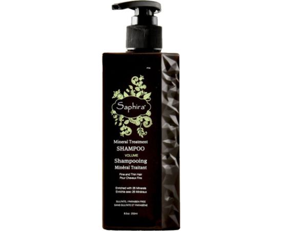 Saphira, Mineral Treatment, Hair Shampoo, For Volume, 250 ml Šampūni