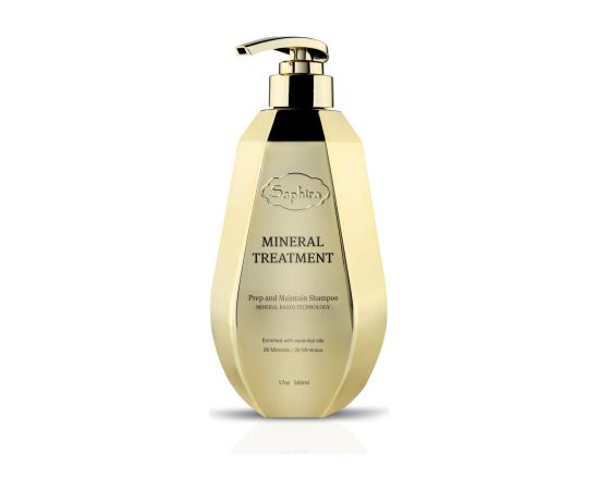 Saphira, Mineral, Essential Oils, Hair Shampoo, Anti-Frizz, 500 ml Šampūni