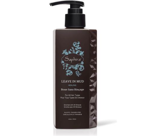 Saphira, Leave In Mud, Paraben-Free, Hair Leave-In Conditioner, For Moisturizing, 250 ml Matu kopšana