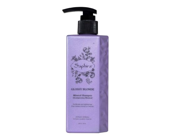 Saphira, Glossy Blonde, Rich In Minerals, Hair Colour Shampoo, For Blonde Hair, Blonde, 250 ml Šampūni