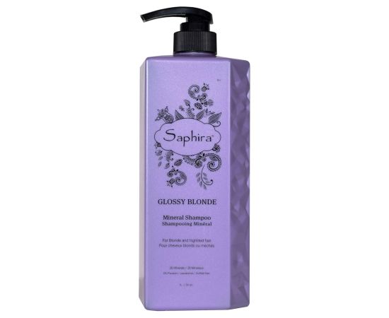 Saphira, Glossy Blonde, Rich In Minerals, Hair Colour Shampoo, For Blonde Hair, Blonde, 1000 ml Šampūni