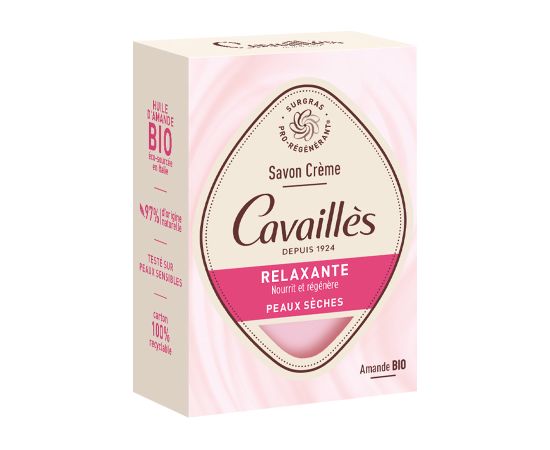 Roge Cavailles, Pro-Regenerating, Almond, Nourishes & Repairs, Soap Bar, 100 g Šķidrās ziepes / ziepes