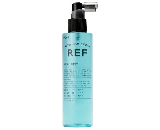 Ref Stockholm, Texture & Form No.303, Vegan, Salt Spray, For Definition & Texture, Medium Hold, 175 ml Matu kopšana