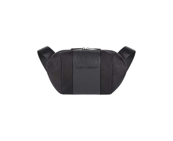 Piquadro, Bum, Textile Crossbody Bag, Black, CA5479BR2, 28 x 16 x 6cm, For Men Somas portatīvajiem datoriem