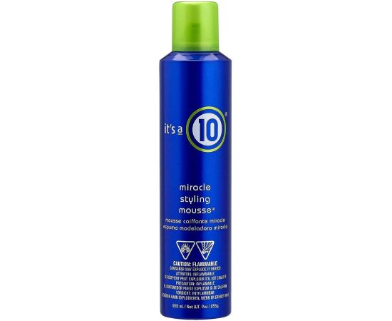 It`s A 10 It's a 10, Miracle, Hair Styling Foam, For Volume, Medium Hold, 262 ml Matu kopšana