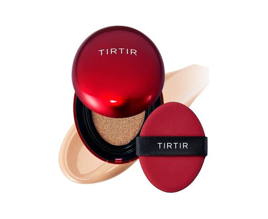 Tirtir Mask Fit Red Cushion - Dlouhotrvající make-up v houbičce 18 g 33C Hazel 0ml Smaržas - NESAKĀRTOTS