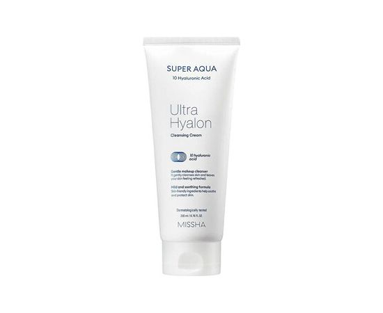 Missha Super Aqua Ultra Hyalon Cleansing Cream - Hydratační čisticí krém 200ml Smaržas - NESAKĀRTOTS
