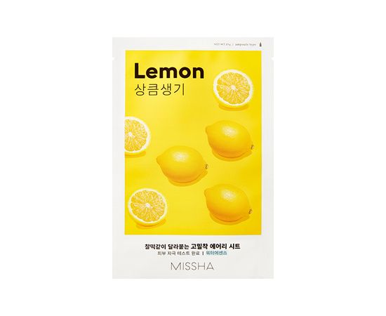 Missha Lemon Airy Fit Sheet Mask - Plátýnková maska s výtažkem z citronu 19.0g Smaržas - NESAKĀRTOTS