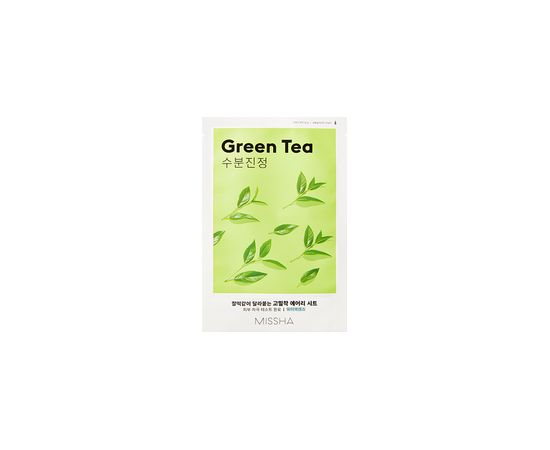 Missha Airy Fit Sheet Mask Green Tea - 19.0g Sejas kopšana