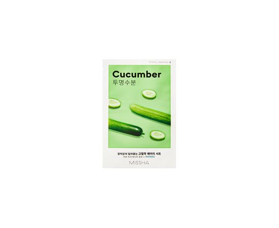Missha Airy Fit Sheet Mask Cucumber - 19.0g Sejas kopšana