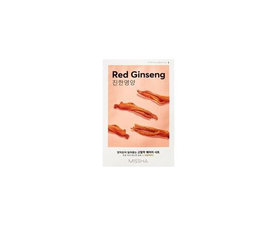 Missha Red Ginseng Airy Fit Sheet Mas) - Vyživující plátýnková pleťová maska 19.0g Smaržas - NESAKĀRTOTS