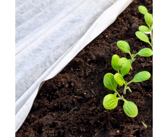 Зимний агротекстиль Springos AG0018 50г/м2 10х1,1м белый Теплицы