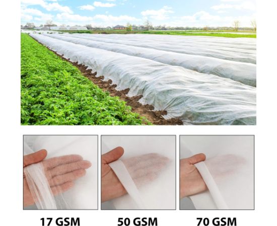 Зимний агротекстиль Springos AG0011 17г/м2 10х3,2м белый Теплицы