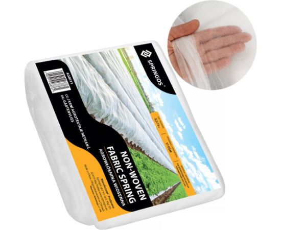 Зимний агротекстиль Springos AG0011 17г/м2 10х3,2м белый Теплицы