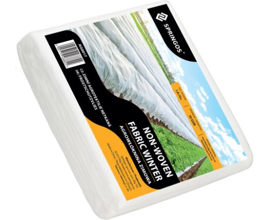 Зимний агротекстиль Springos AG0017 50г/м2 10х1,6м белый Теплицы