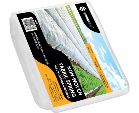 Зимний агротекстиль Springos AG0013 17г/м2 10х1,6м белый Теплицы
