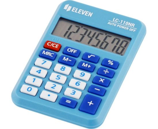 Kalkulator Eleven ELEVEN Kalkulator kieszonkowy LC110NR-BL niebieski Jaunumi - Birojam
