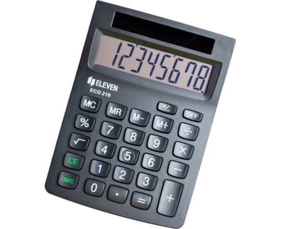Kalkulator Eleven Eleven kalkulator kieszonkowy ECC-210 8-cyfrowy wyświetlacz Jaunumi - Birojam
