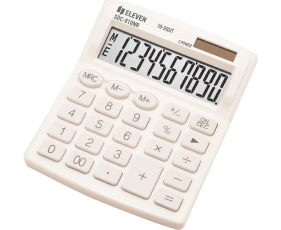 Kalkulator Eleven SDC810NRWHE biały Jaunumi - Birojam