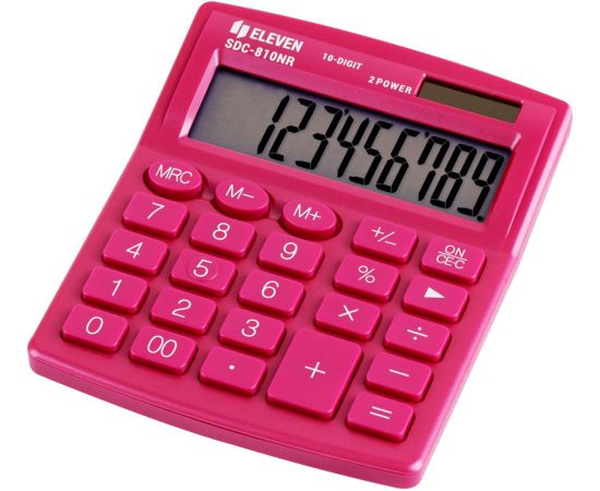 Kalkulator Eleven Eleven Kalkulator SDC810NRPKE różowy 10-cyfrowy wyświetlacz Jaunumi - Birojam