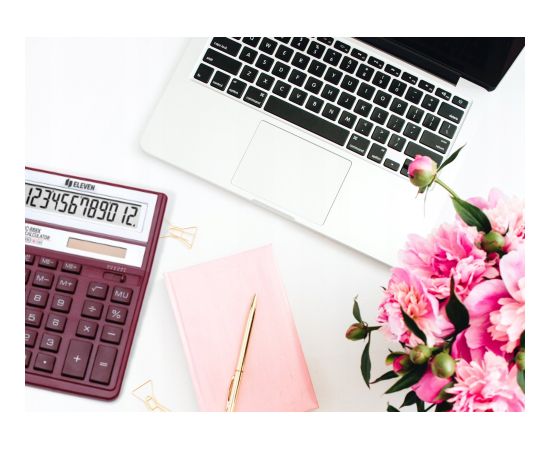 Kalkulator Eleven 12-cyfrowy wyświetlacz czerwony (SDC888XRDE) Jaunumi - Birojam