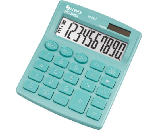 Kalkulator Eleven Eleven Kalkulator SDC810NRGNE zielony 10-cyfrowy wyświetlacz Jaunumi - Birojam