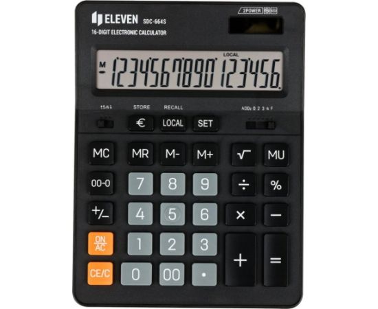 Kalkulator Eleven Eleven Kalkulator SDC664S 16-cyfrowy wyświetlacz Jaunumi - Birojam
