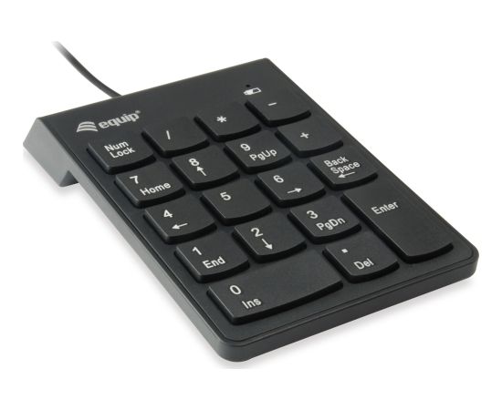 Kalkulator Equip Equip 245205 klawiatura numeryczna Uniwersalne USB Czarny Jaunumi - Birojam
