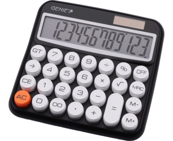 Kalkulator Genie 612BK Kalkulator czarny Jaunumi - Birojam