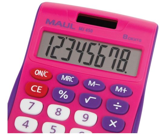 Kalkulator Maul Kalkulator MJ 450 rózowy, RÓŻOWY Новости - Для офиса