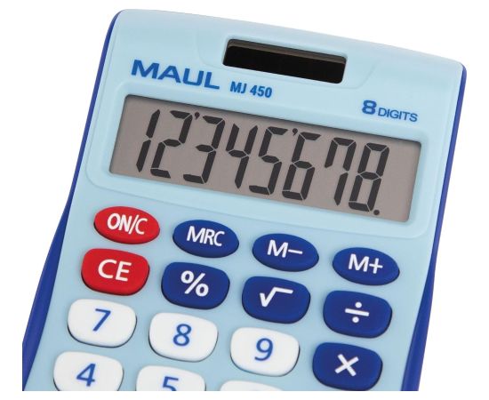 Kalkulator Maul Kalkulator Maul MJ 450 jasnoniebieski, JASNONIEBIESKI Jaunumi - Birojam