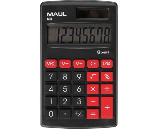 Kalkulator Maul Kalkulator Maul M 8 czarny, CZARNY Jaunumi - Birojam