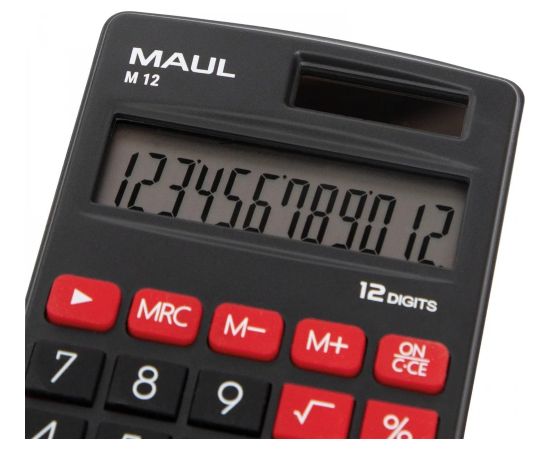 Kalkulator Maul Kalkulator M 12 czarny Jaunumi - Birojam