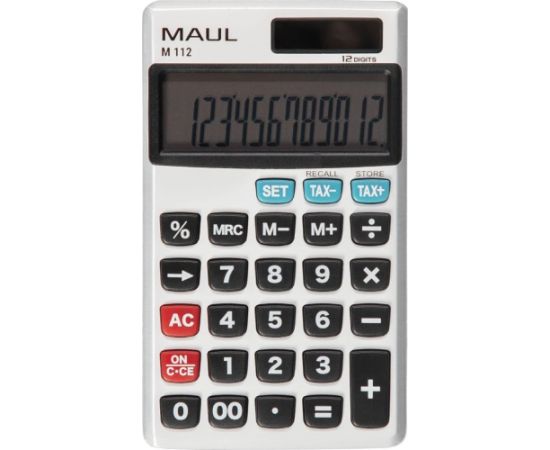 Kalkulator Maul Kalkulator Maul M 112 srebrny Jaunumi - Birojam