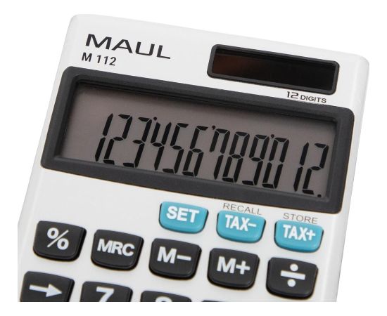Kalkulator Maul Kalkulator Maul M 112 srebrny Jaunumi - Birojam