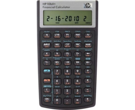 Kalkulator HP HP 10bII+ Financial Calculator-Bluestar - Finanční kalkulátor Jaunumi - Birojam