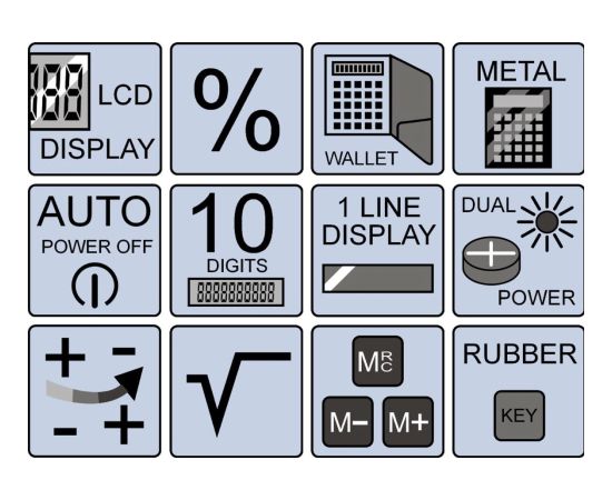 Kalkulator Olympia Olympia Taschenrechner LCD-1110 rot Jaunumi - Birojam