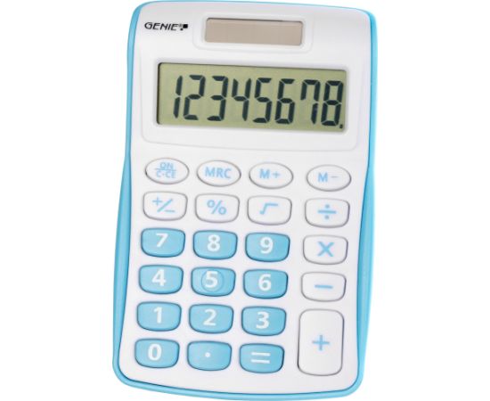 Kalkulator Genie Kalkulator 120 B 8-cyfrowy niebieski Jaunumi - Birojam