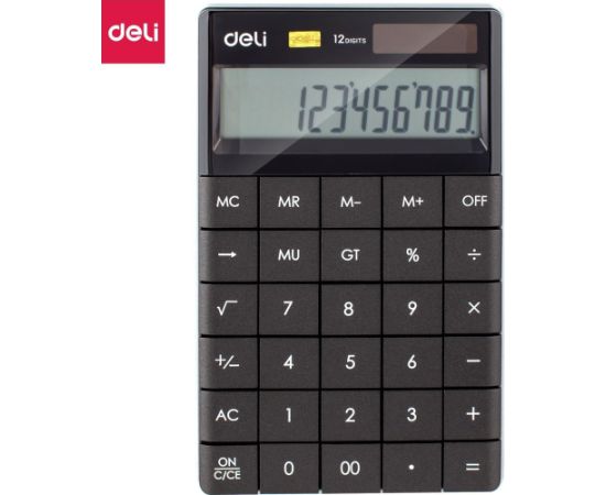 Kalkulator Deli KALKULATOR DELI 1589P CZARNY Jaunumi - Birojam