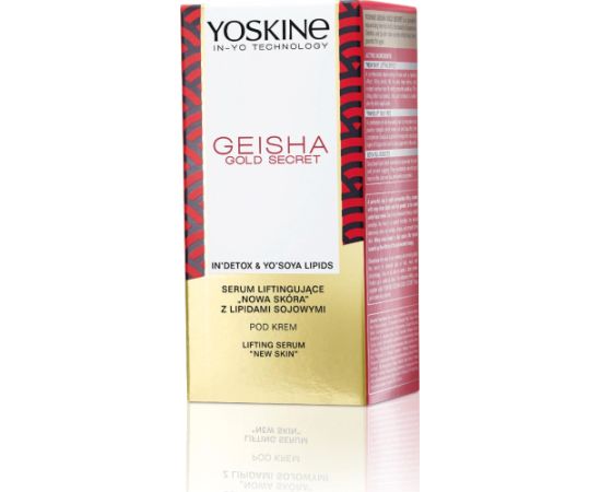 Yoskine Geisha Gold Secret serum liftingujące pod oczy nowa skóra pod krem 30ml Sejas kopšana