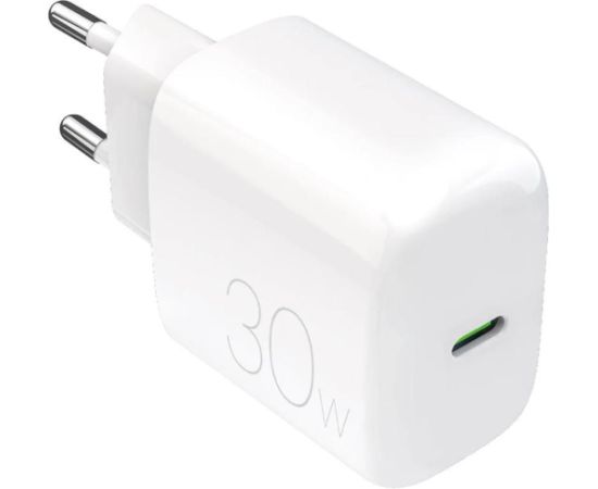 Puro DAILY 1, USB-C, 30 W, white - Power adapter Telefonu lādētāji 220v