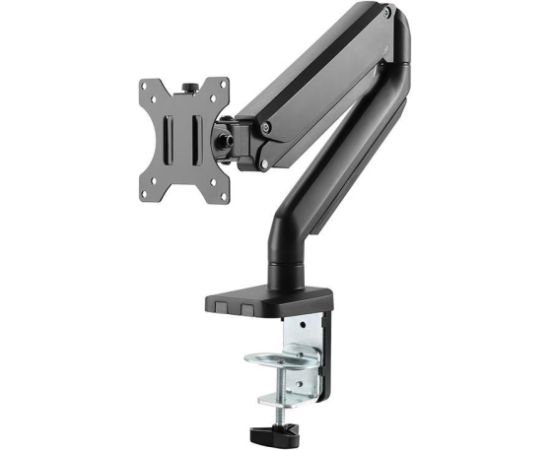 Deltaco Single Gas Spring, 17"-32", 8 kg, 1 monitor, black - Monitor Desk Mount TV un monitoru stiprinājumi, kronšteini