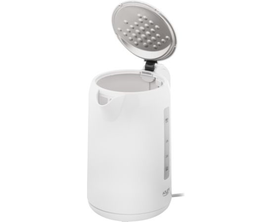 Adler Kettle AD 1386 Electric 1850 W 2.2 L Plastic 360° rotational base White Чайники (электрические)