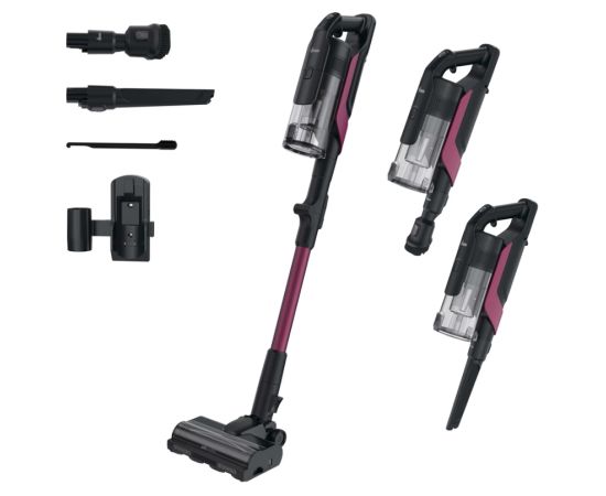 Hoover Vacuum cleaner HF610HX 011 Cordless operating Handstick 650 W 21.6 V Operating time (max) 100 min Magenta Пылесосы