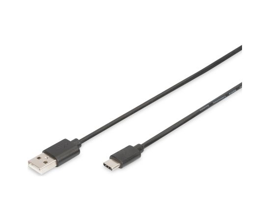 Digitus USB Type-C connection cable, type USB-A - USB-C AK-300154-010-S Дата USB-кабели