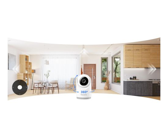 Reolink Smart Wi-Fi PT Indoor Security Camera E331 PTZ 5 MP F4mm/F1.6 H.264 Micro SD, Max. 512 GB Video novērošanas kameras